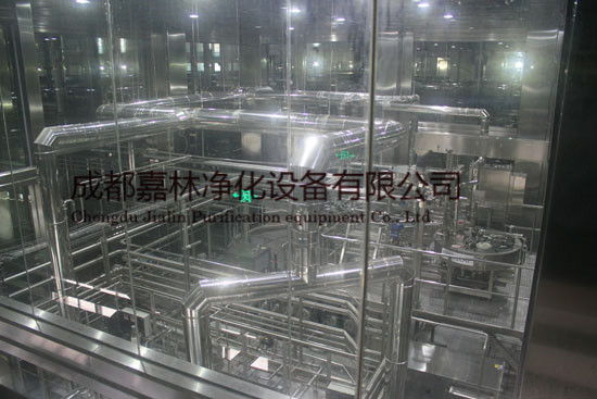 四川灌装间内部净化工程